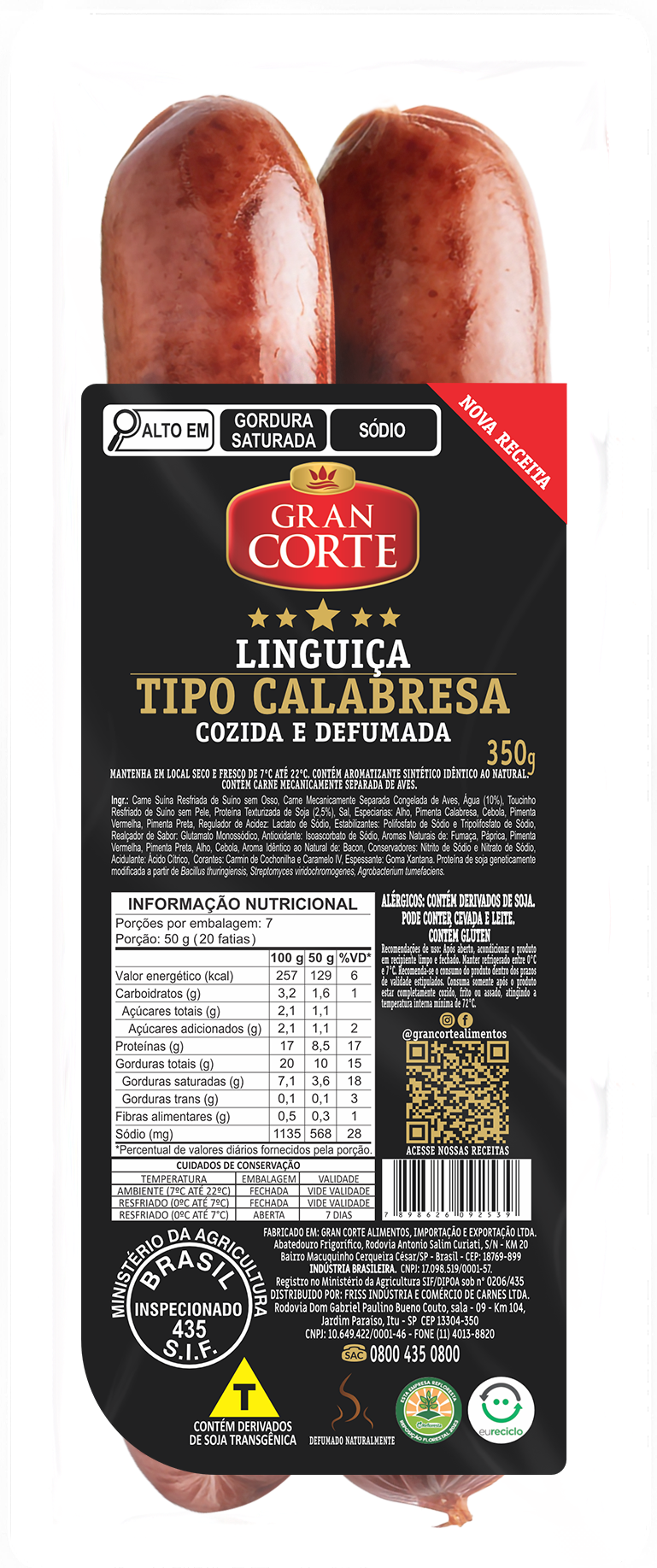 Linguiça Calabresa
