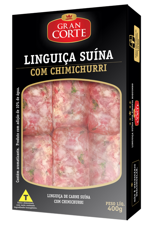 Linguiça Suína com Chimichurri