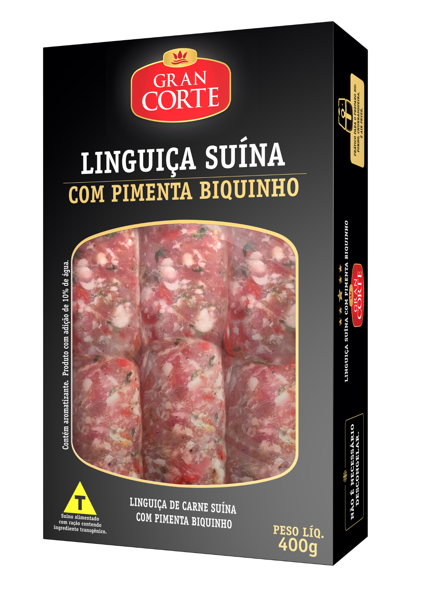 Luinguiça Suína com Pimenta Biquinho