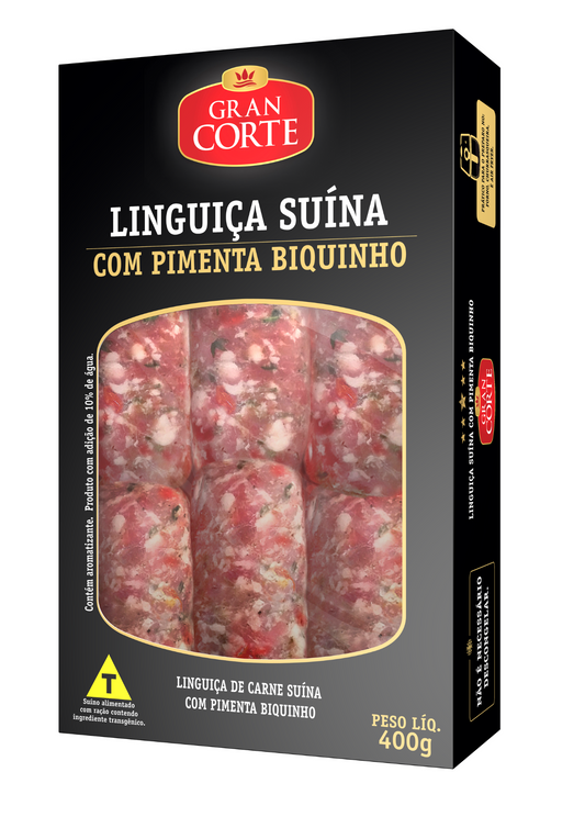 Luinguiça Suína com Pimenta Biquinho